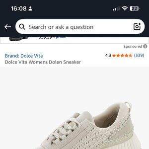 DV by Dolce Vita Beige Woven Sneakers